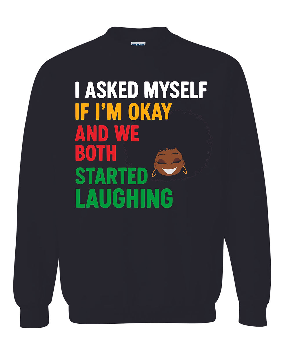 Thumbnail: I Asked Myself Sweatshirt