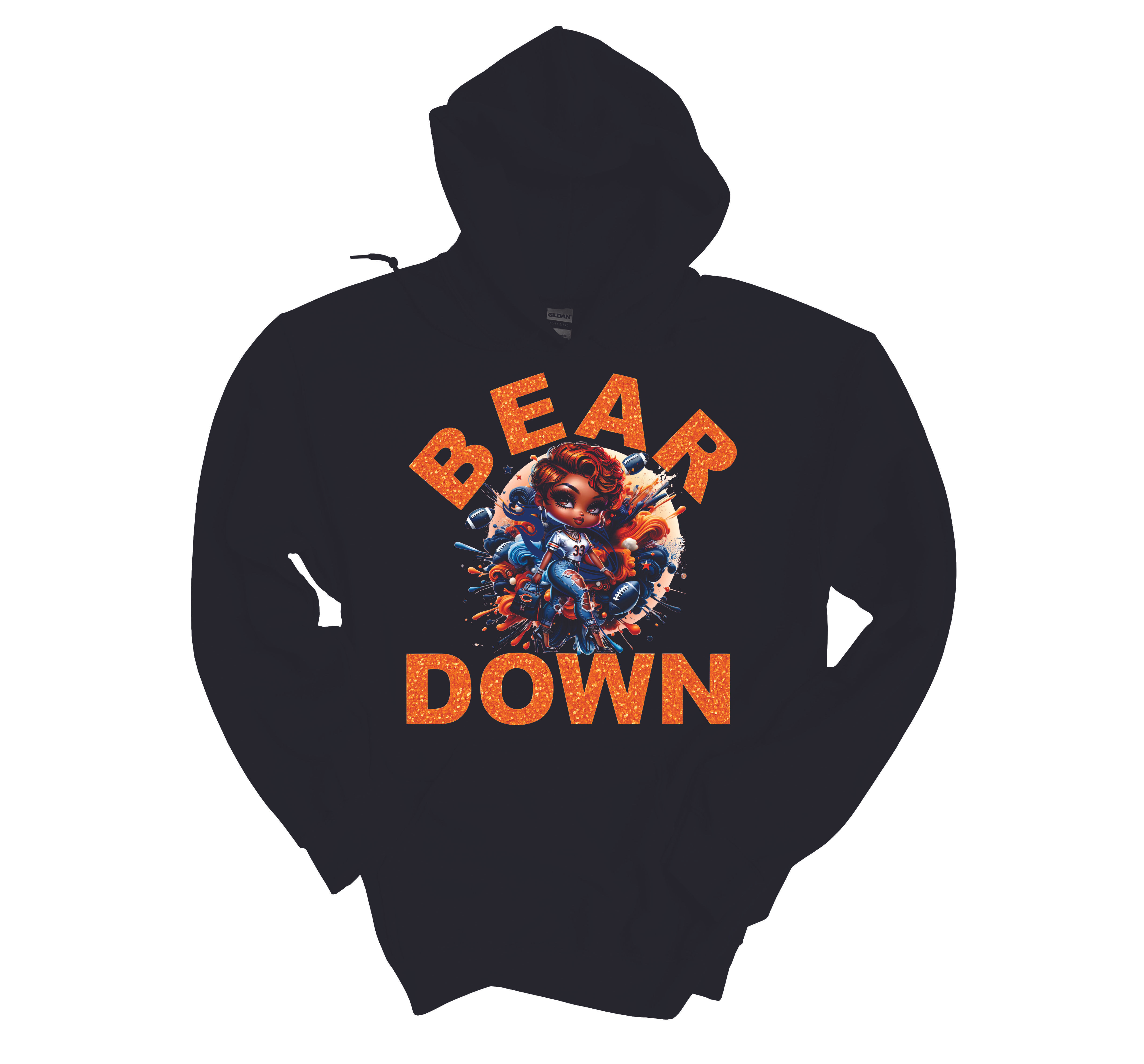 Bear Down In Style Hoodie