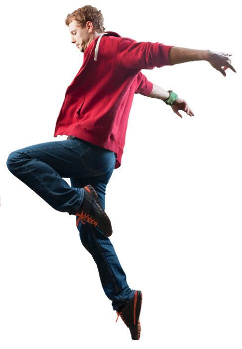 un danseur de hip hop