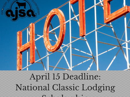 AJSA National Classic Lodging Scholarship
