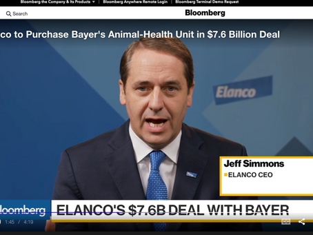 Elanco Purchases Bayer Animal Health: $7.6 Billion Deal