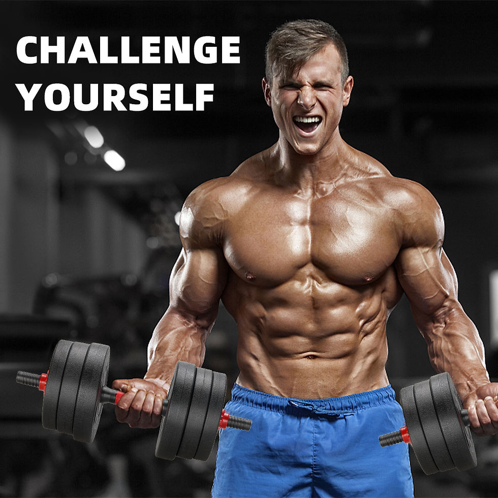 Thumbnail: Dumbbells Barbell Set 30KG/20KG/15KG, Adjustable Dumbbells Weight Lifting Traini
