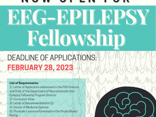 Applications are now open for EEG-Epilepsy Fellowship!