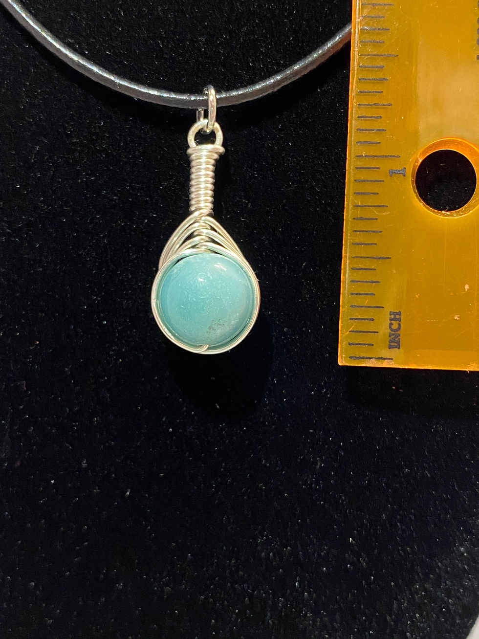 Thumbnail: Amazonite in Silver Herringbone