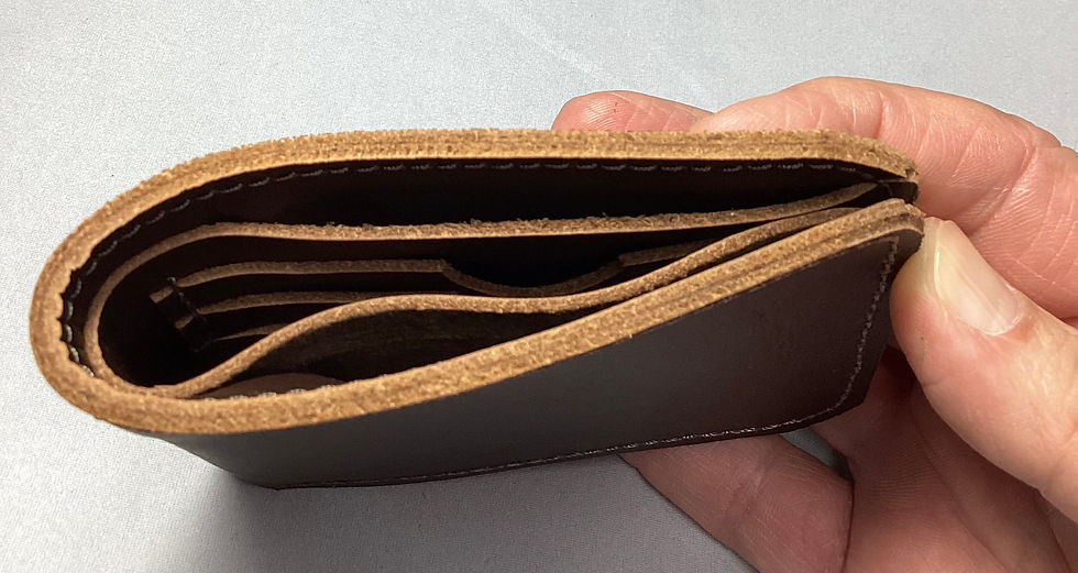 Thumbnail: Top View of Dark Brown Wallet