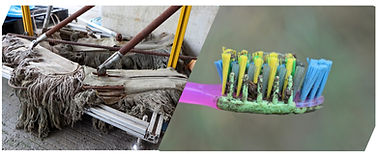 Comparing a toothbrush to a mop