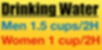lessen morning breath by drinking water men and women drunk cups per day of water