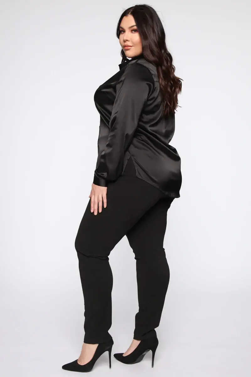Miniatura: Camisa de Vestir Saten Plus Zise– Isabelle Pilier