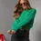 Miniatura: Sweater Premium de Mujer Corto Verde