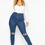 Miniatura: Pantalón Jeans con Roturas Talle Especial