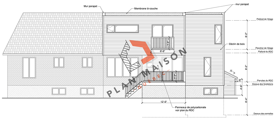 Technicien en architecture plan de maison