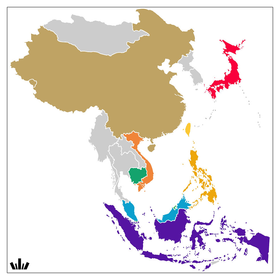 Precept Singapore Regional Outreach Map