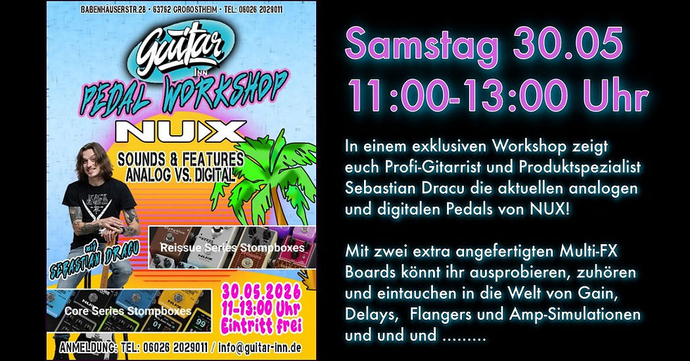 NUX Workshop Samstag 30