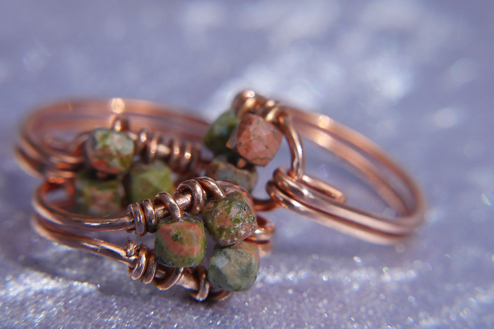 Wild Align - Ring mit Unakit