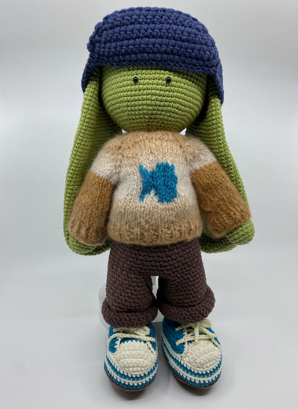 섬네일: 루나의 토끼 라인, "Le Joli Lapin" - 연한 이끼색