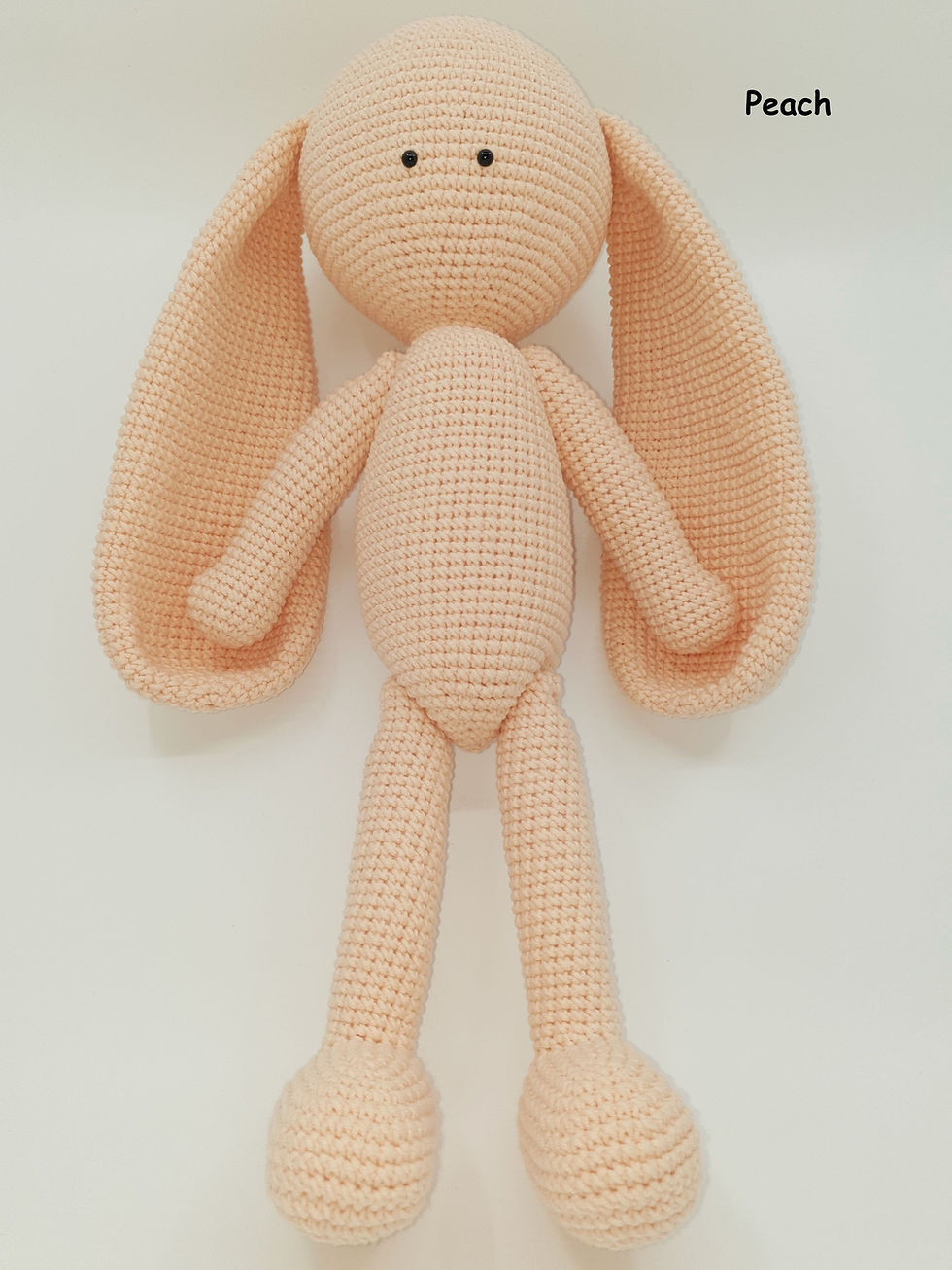 섬네일: "Le Joli Lapin" line: The Pretty Bunny with LONG ears - peach