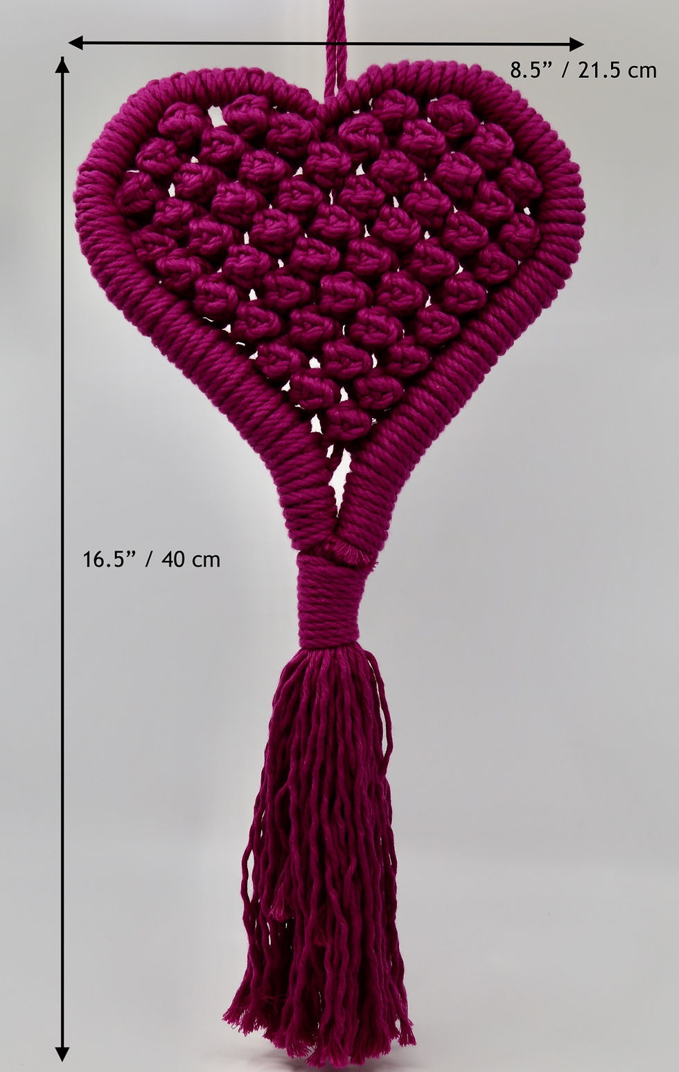 Thumbnail: Macrame: Wall Interior - "Purple Heart"