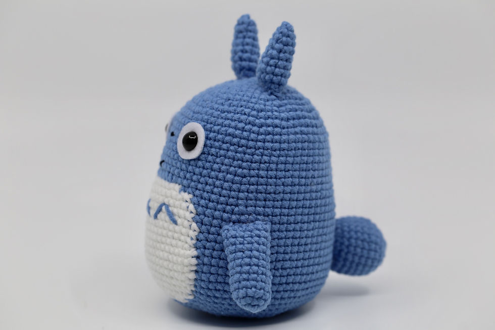 Thumbnail: Amigurumi:  Blue Totoro