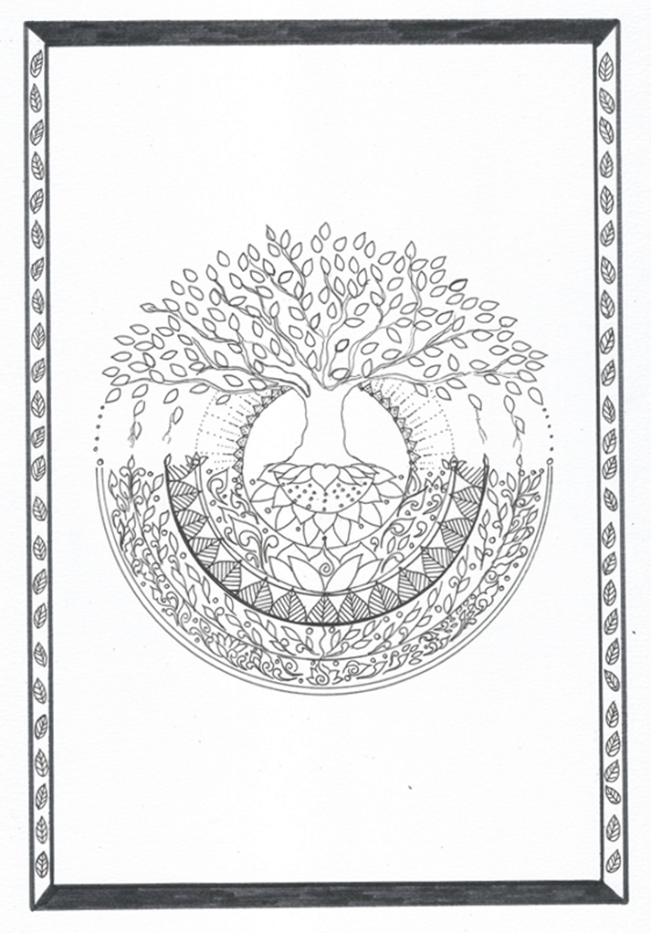 Thumbnail: Blissful Moment: A Colouring Book