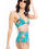 Thumbnail: Boamar Passion Manifest Triangle Bikini Top turquoise High waisted bikini bottoms reversible bikini sets on sale calgary buy