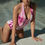 Thumbnail: AVERY ONE PIECE PQ Swim TIE DYE SWIMSUIT spell best online boutique designer quality luxury swimwear on sale pretty mom sexy