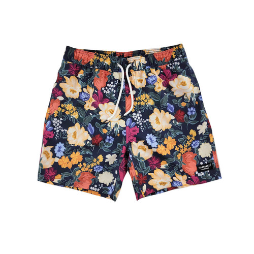 Mens Floral Swim Trunks Island Haze Sun Vixen Swimwear
