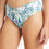 Thumbnail: White Floral Swimsuit Recycled Mid Waist Bikini Bottoms Slimming swimwear Sea Level Australia quality high end designer