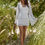 Thumbnail: White Lace Cover Up Noah Tunic PQ Swim attractive awesome beautiful best quality  boutique classy daring designer edgy luxe