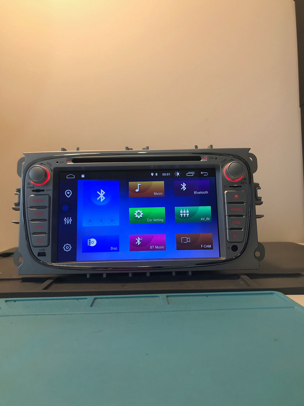 Thumbnail: Autoradio GPS gris Alkadyn Ford S-Max C-Max Galaxy Focus Kuga Android 10.0