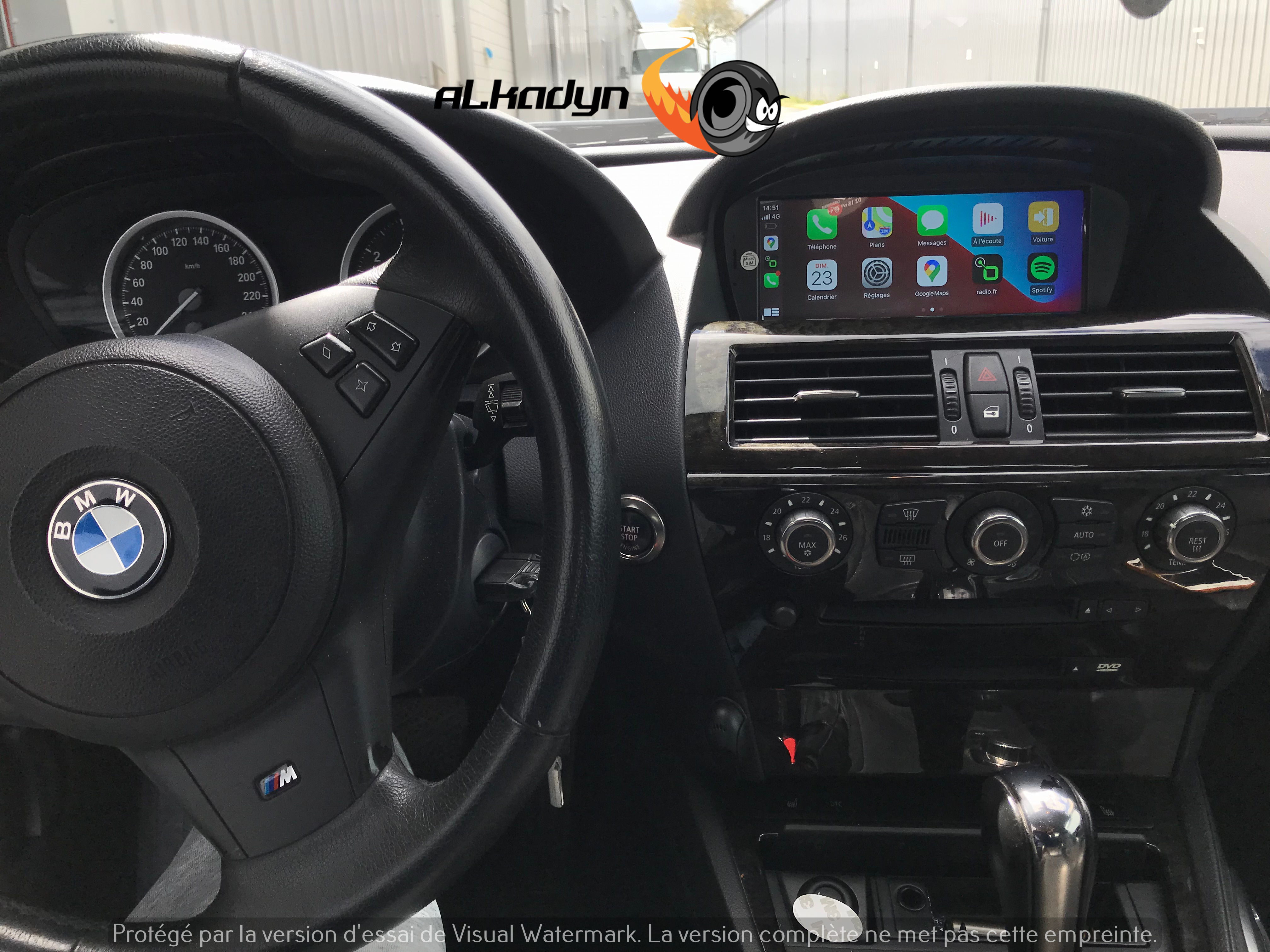 Autoradio GPS BMW serie 3 E90 E91 E92 serie 5 E60 E61 E63 E64 (2004 – 2012)