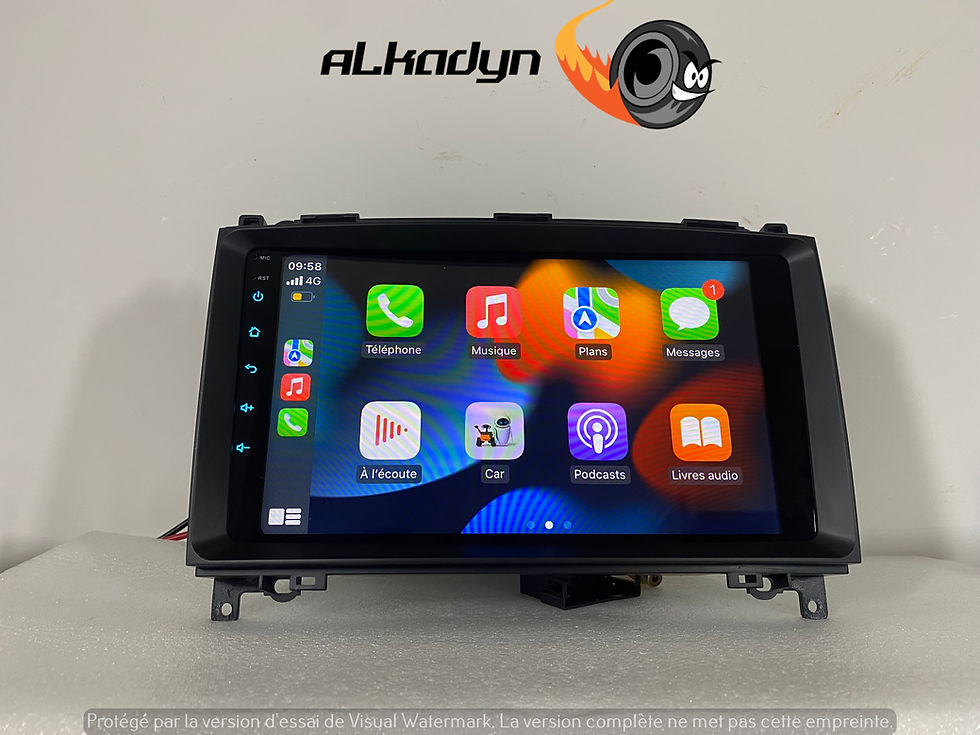 Miniatura: Autoradio GPS Vito Viano Sprinter Classe A Classe B VW Crafter Alkadyn Carplay
