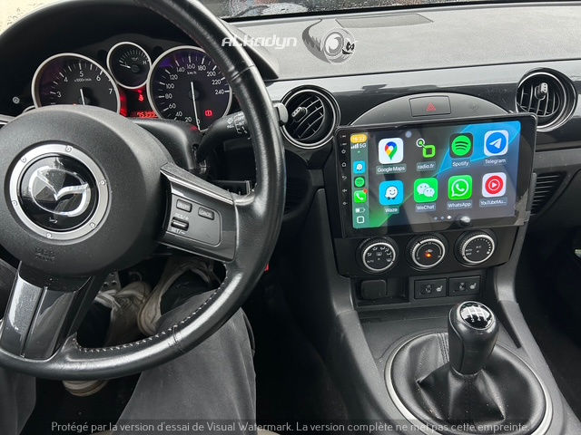 Miniaturbild: Autoradio Carplay GPS Mazda MX5 Alkadyn Android Auto