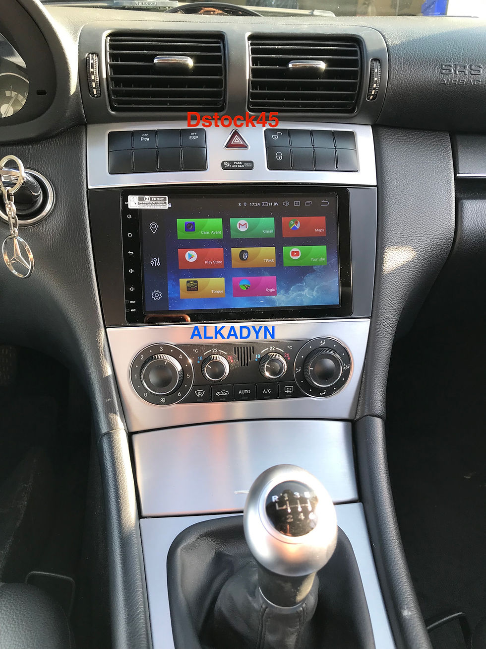 Miniatura: Autoradio GPS Mercedes Classe C W203, CLK, CLC, CLS écran king size Android 10.0