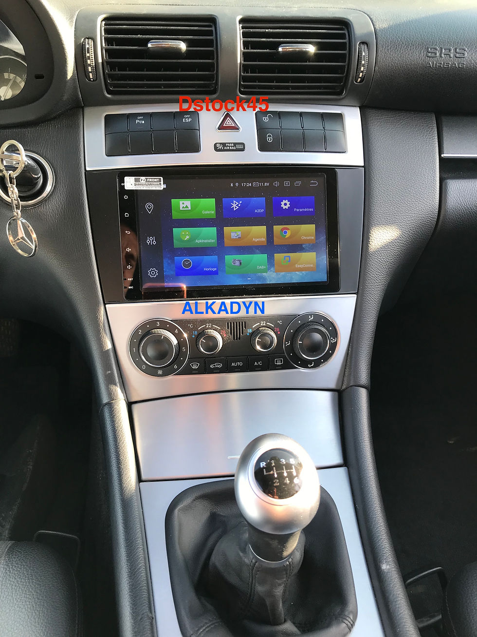Miniatura: Autoradio GPS Mercedes Classe C W203, CLK, CLC, CLS écran king size Android 10.0
