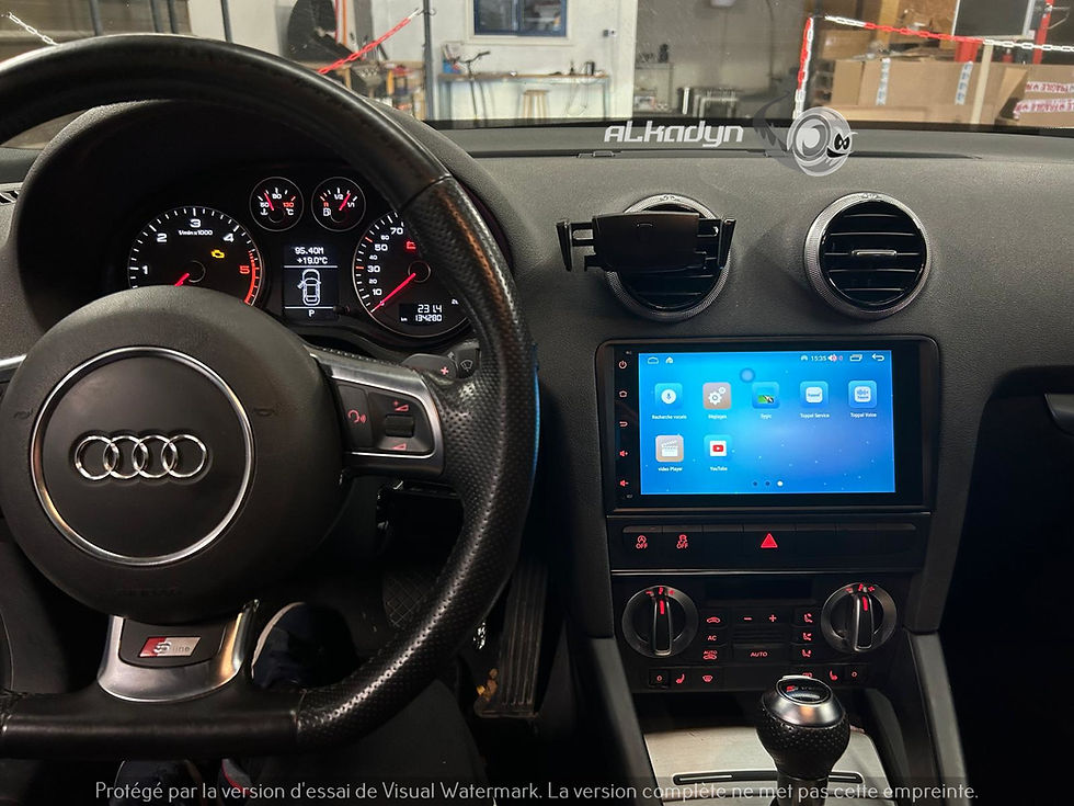Miniatura: Autoradio GPS Audi A3 S3 Alkadyn Grand écran
