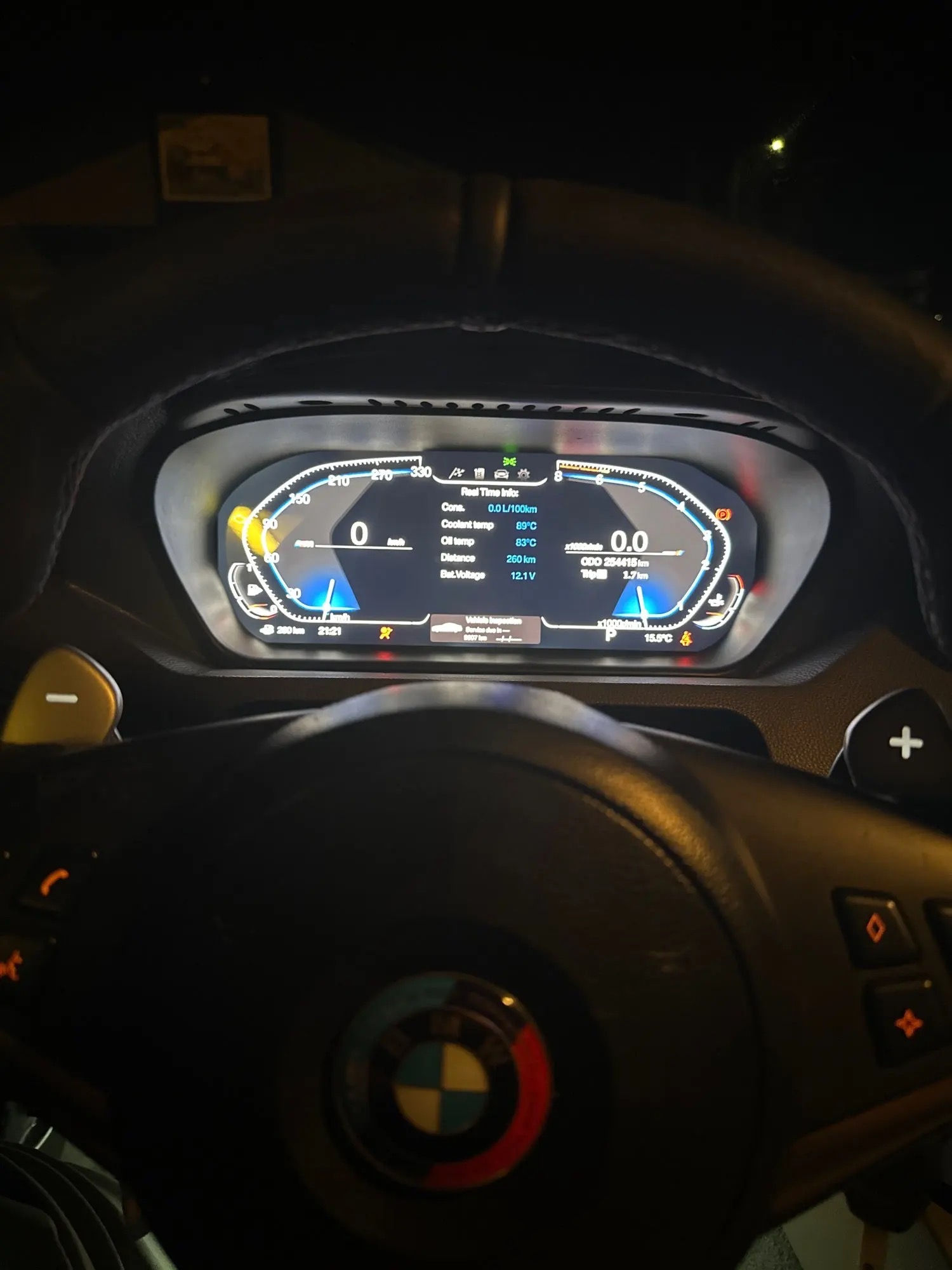 Compteur digital BMW Serie 5 E60 E61 E63 E64 Cockpit virtuel