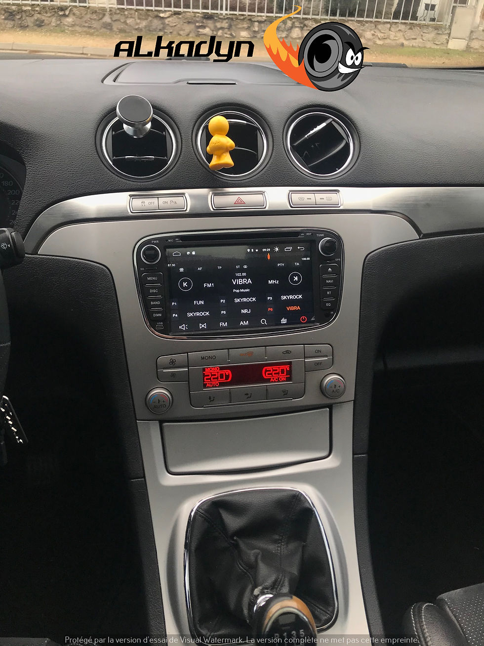 Thumbnail: Autoradio GPS noir Alkadyn Ford S-Max C-Max Galaxy Focus Kuga Android 10.0