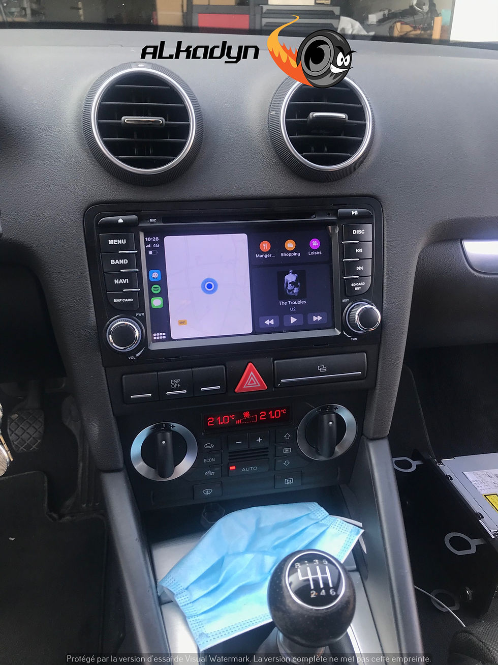 Thumbnail: Autoradio GPS Audi A3 S3 Alkadyn Android 10.0