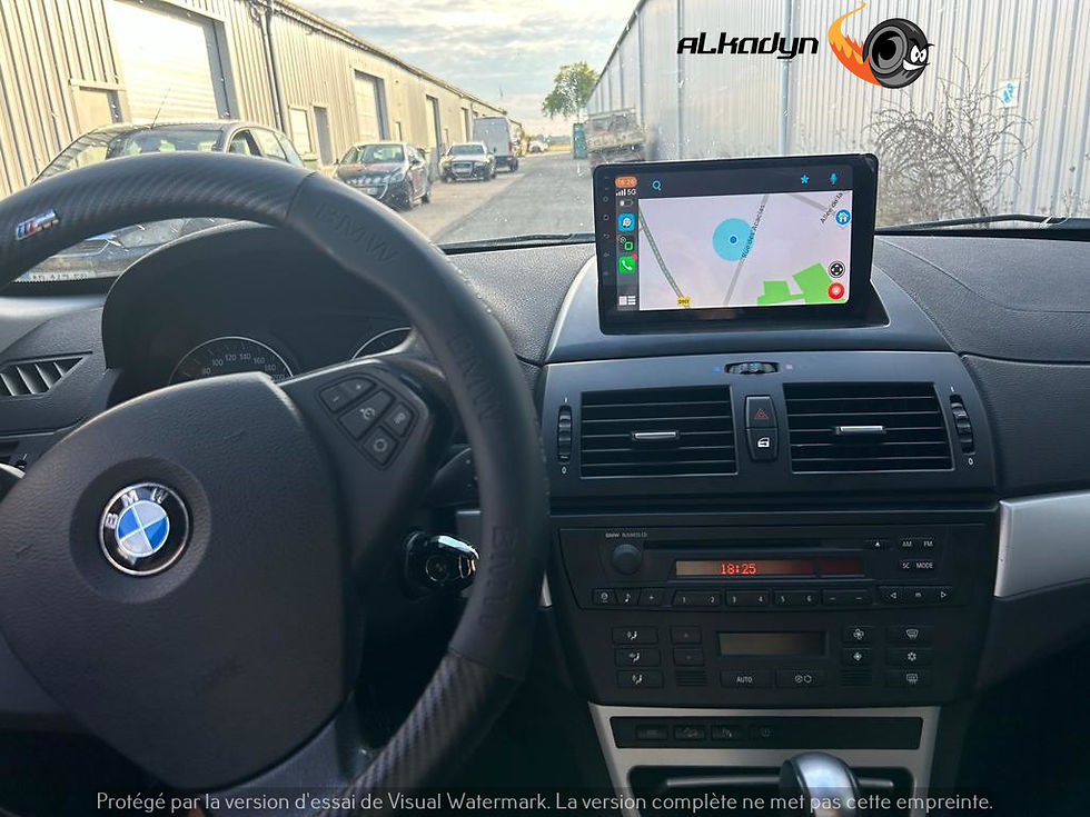 Miniaturbild: Autoradio GPS BMW X3 E83 Android Carplay Alkadyn 2004-2012