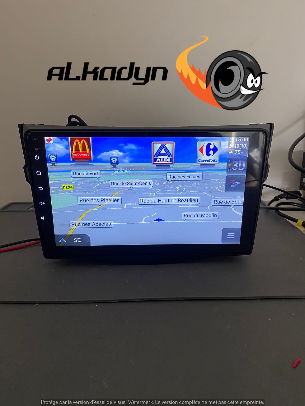 Miniatura: Gps Citroen Berlingo B9 Peugeot Partner 2008 - 2019 Alkadyn Android