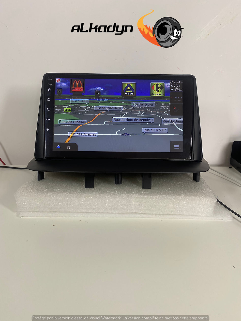 Miniaturbild: Gps Citroen Berlingo B9 Peugeot Partner 2008 - 2019 Alkadyn Android