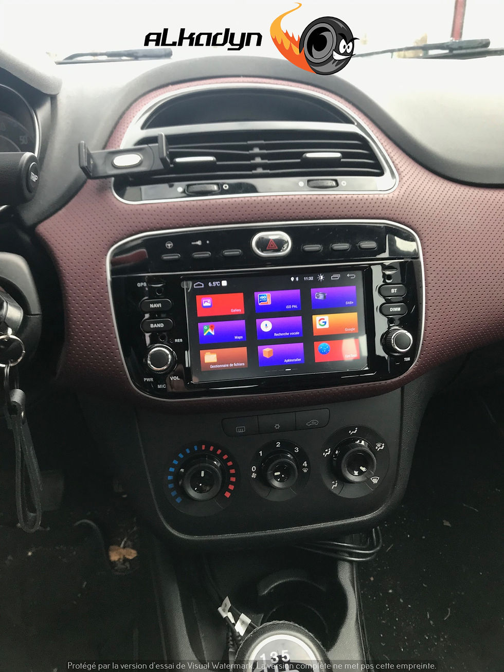 Miniatura: Autoradio GPS Fiat Punto Grande Linea Alkadyn Android 2012-2015
