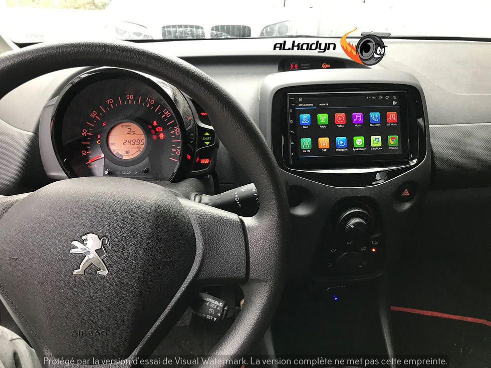 Miniatura: Autoradio GPS Peugeot 108, Citroen C1, Toyota Aygo Carplay Alkadyn Android 12