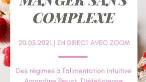 Invitation visioconférence Manger sans complexe