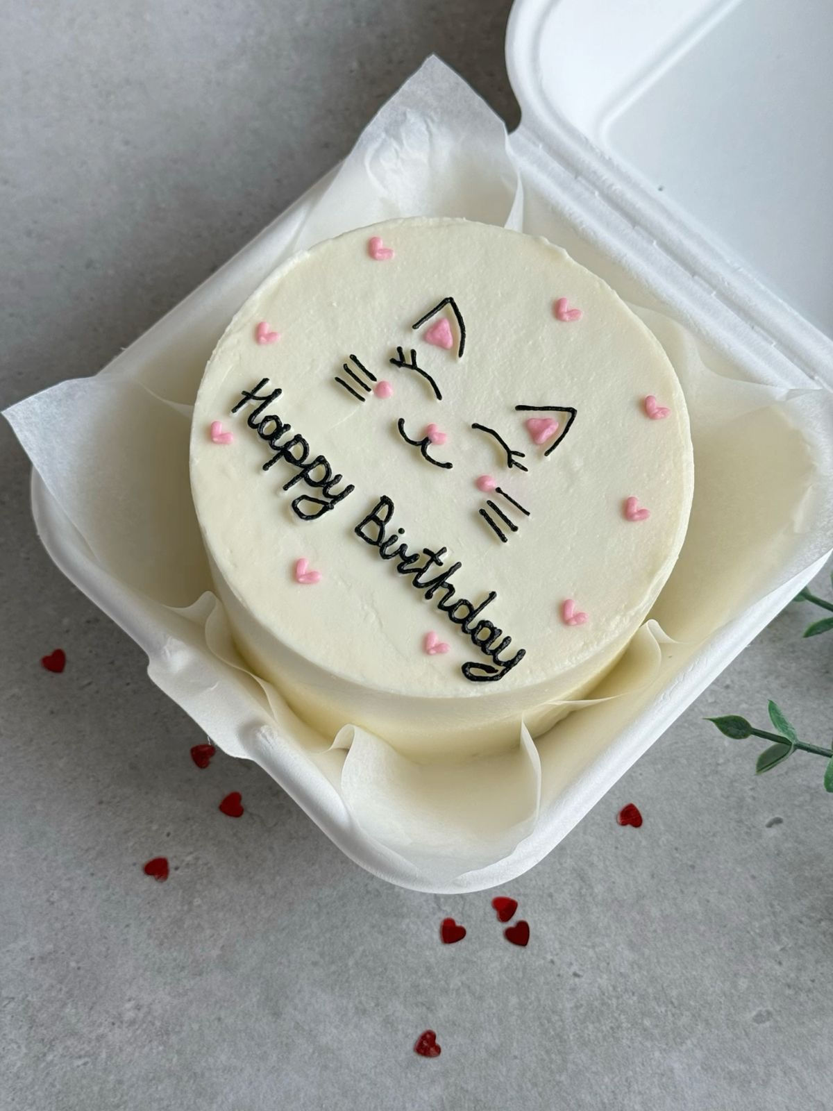 Bento cake décoration de chat