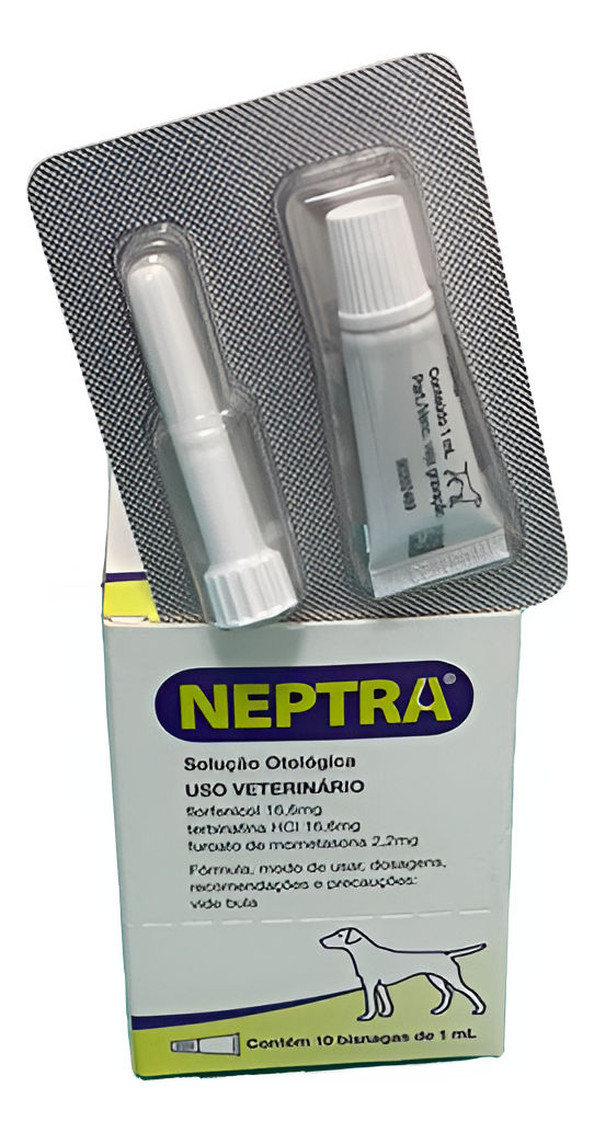 Miniatura: NEPTRA SOLUCAO OTOLOGICA 10 X1 ML CAES