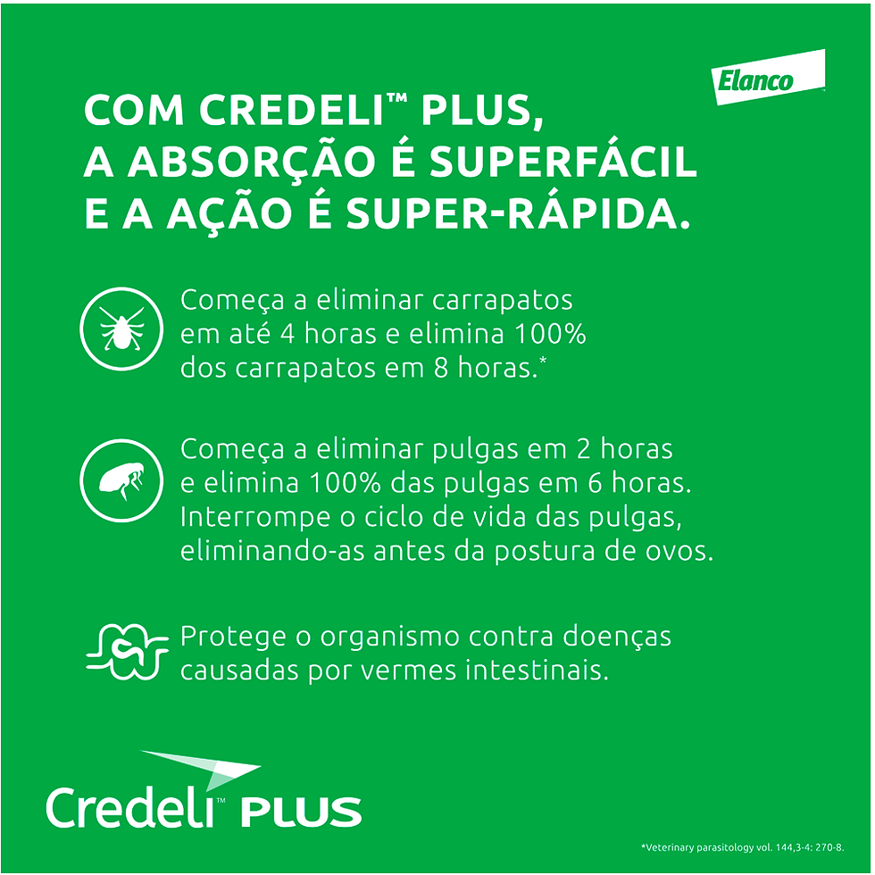 Miniatura: Antipulgas Credeli Plus Cães 22kg A 45kg 1 Comprimido