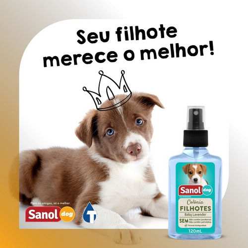 Miniatura: Colônia Filhotes Sanol Dog - 120ml