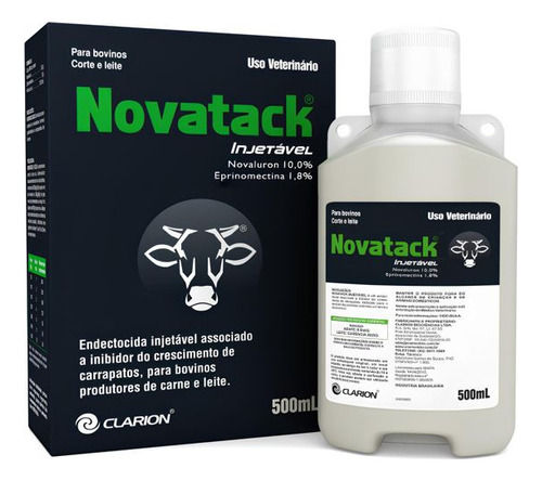 Novatack Vetoquinol 200 Ml Bovinos Corte E Leite