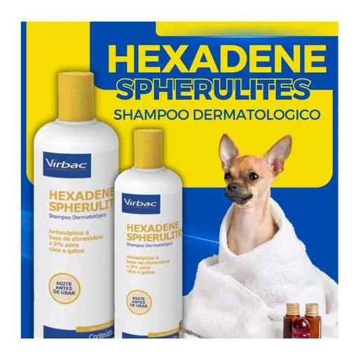 Miniatura: SHAMPOO DERMATOLOGICO HEXADENE SPHERELITES VIRBAC 500 ML